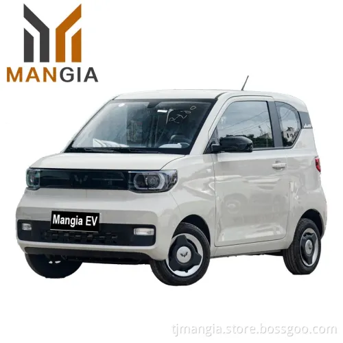 سيارة كهربائية جديدة للسيارة البالغة التي تقود wuling mini ev مغلقة بالكامل سيارة كهربائية جديدة بالكامل